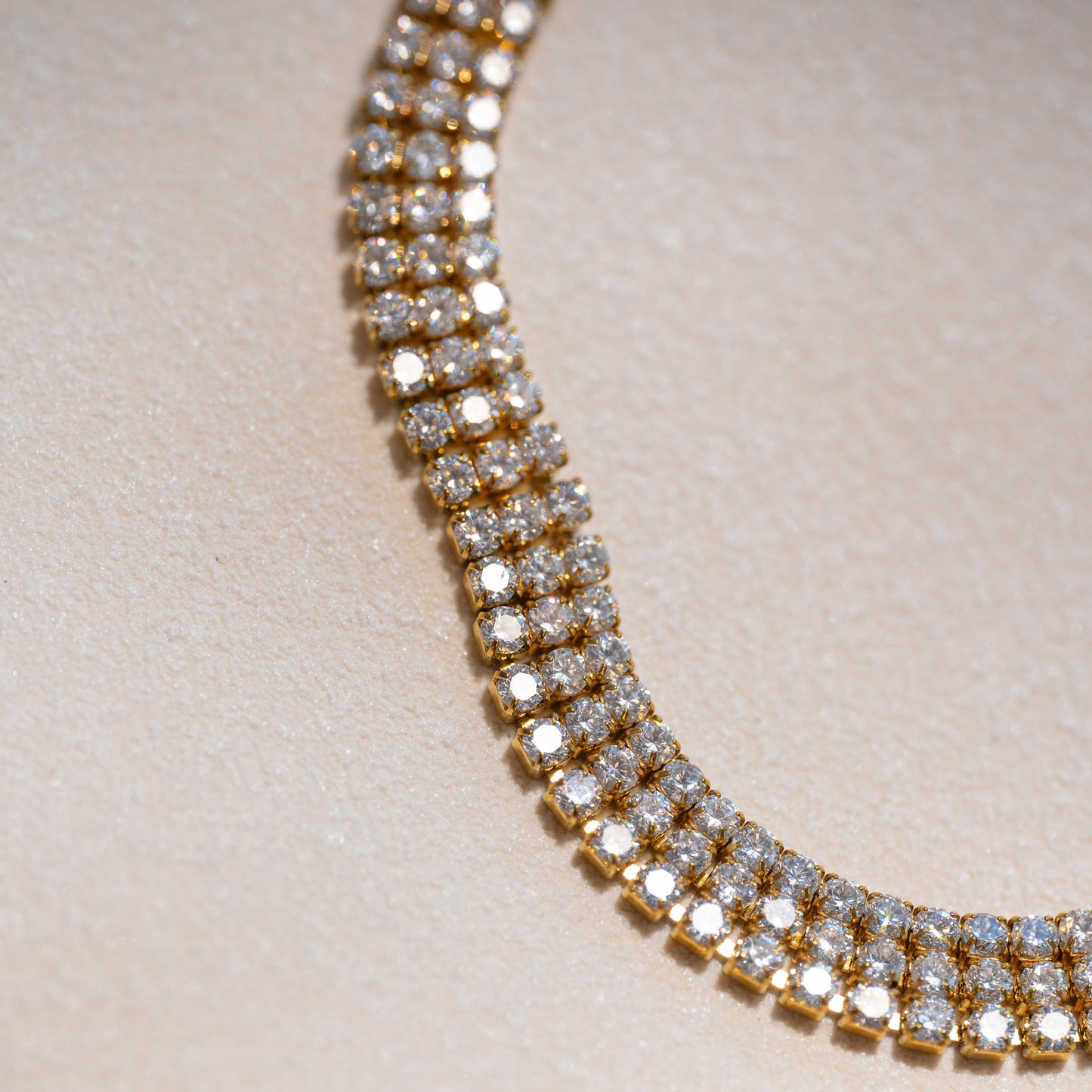 Tennis Bracelet 18K Gold Plated