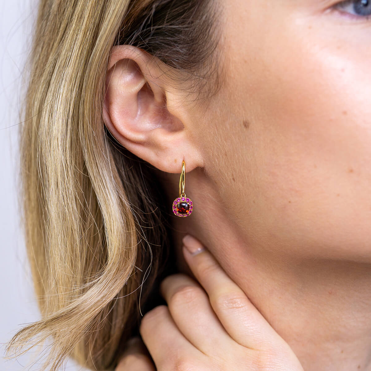 DEVOTION Garnet and Ruby Earrings
