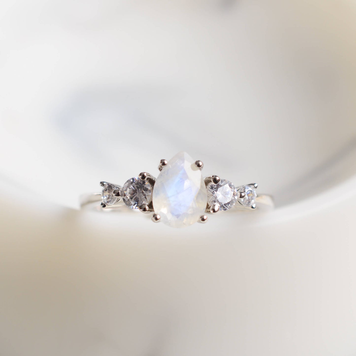 Selene Moonstone Ring