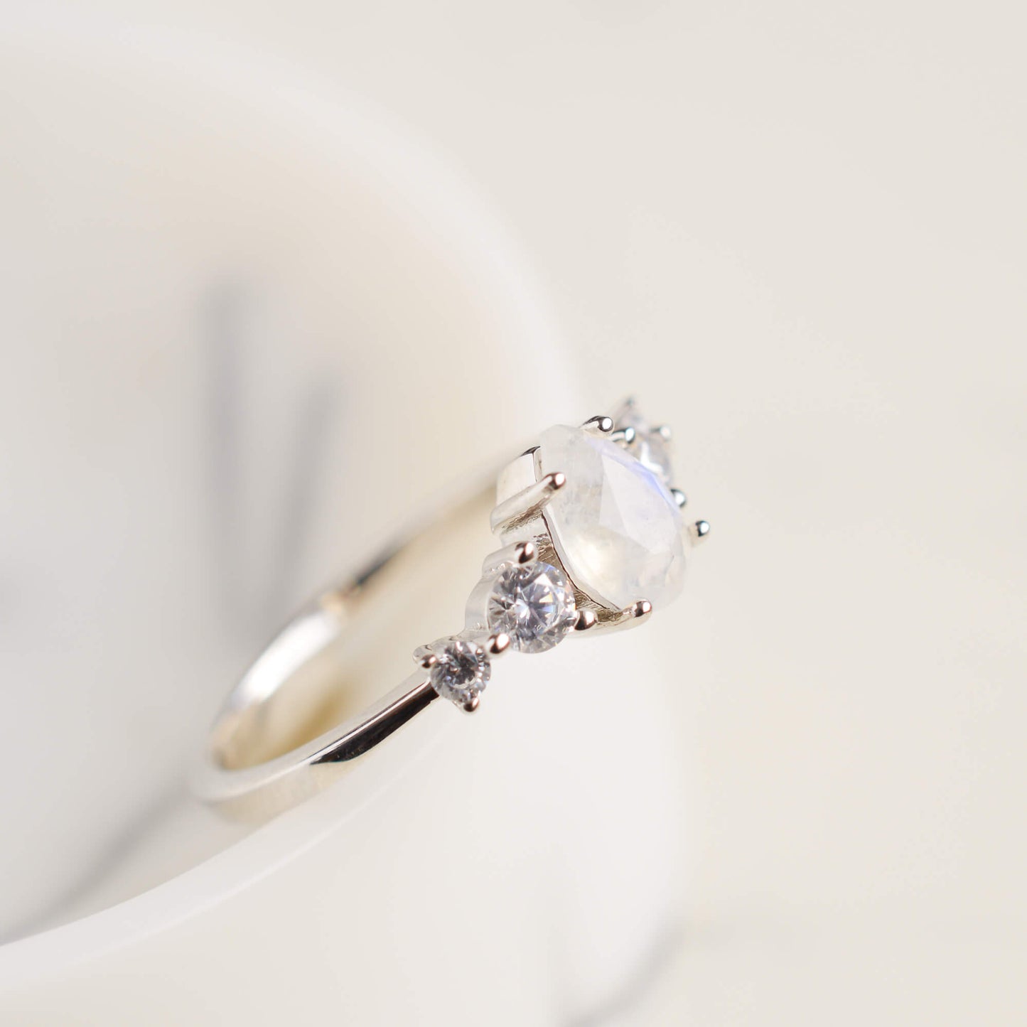 Selene Moonstone Ring