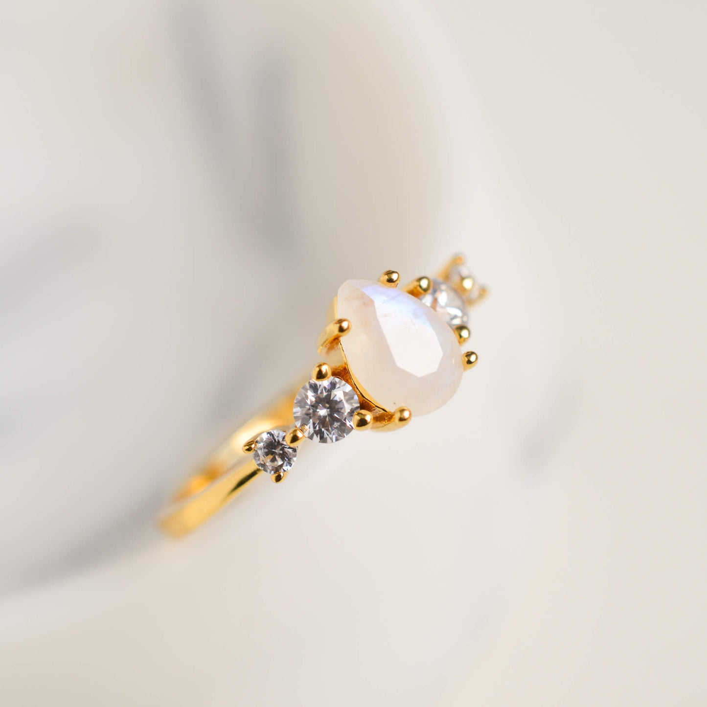 Selene Moonstone Ring